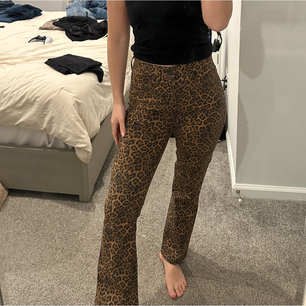 Leopard Print Women's Pants
